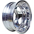 ALY05520U80N Rear Aluminum Polished Wheel - 17 in. X 6.5 in., 8 x 210 mm Bolt Pattern