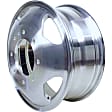 ALY05520U80N Rear Aluminum Polished Wheel - 17 in. X 6.5 in., 8 x 210 mm Bolt Pattern