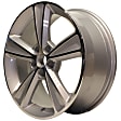 ALY05522U10N Aluminum Silver Wheel, 17 in. X 7 in., 5 x 105 mm Bolt Pattern