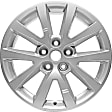 2014 Chevrolet Malibu - Aluminum Silver Wheel, 10 Spoke; Factory Replacement (Associated Hollander Numbers: 5561; 5608); OE: 23123760, 18 in. x 8 in., 5 x 120 mm Bolt Pattern