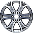 ALY05573U30N Aluminum Charcoal Wheel, 19 in. X 7.5 in., 6 x 132 mm Bolt Pattern