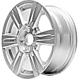 ALY05642U20N Aluminum Silver Wheel, 17 in. X 7 in., 5 x 120 mm Bolt Pattern