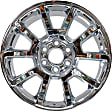 ALY05644U85N Aluminum Chrome Wheel, 20 in. X 9 in., 6 x 5.5 in. Bolt Pattern