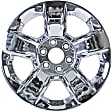 ALY05651U85N Aluminum Chrome Wheel, 20 in. X 9 in., 6 x 5.5 in. Bolt Pattern
