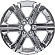 ALY05667U85N Aluminum Chrome Wheel, 22 in. X 9 in., 6 x 5.5 in. Bolt Pattern