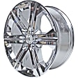 ALY05667U85N Aluminum Chrome Wheel, 22 in. X 9 in., 6 x 5.5 in. Bolt Pattern