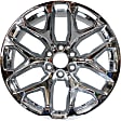 ALY05668U85N Aluminum Chrome Wheel, 22 in. X 9 in., 6 x 5.5 in. Bolt Pattern