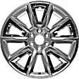 ALY05696U78N Aluminum Silver Wheel, 22 in. X 9 in., 6 x 5.5 in. Bolt Pattern