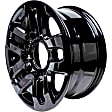 ALY05709U45N Aluminum Painted Black Wheel, 18 in. X 8 in., 8 x 180 mm Bolt Pattern