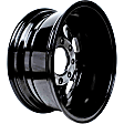 ALY05709U45N Aluminum Painted Black Wheel, 18 in. X 8 in., 8 x 180 mm Bolt Pattern