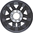 ALY05709U45N Aluminum Painted Black Wheel, 18 in. X 8 in., 8 x 180 mm Bolt Pattern