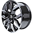 ALY05713U45N Aluminum Painted Black Wheel, 19 in. X 8.5 in., 5 x 120 mm Bolt Pattern