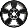 ALY05754U45N Aluminum Painted Black Wheel, 20 in. X 9 in., 6 x 5.5 in. Bolt Pattern