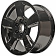 ALY05754U45N Aluminum Painted Black Wheel, 20 in. X 9 in., 6 x 5.5 in. Bolt Pattern