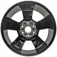 ALY05754U45N Aluminum Painted Black Wheel, 20 in. X 9 in., 6 x 5.5 in. Bolt Pattern