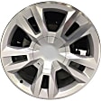 ALY05821U10N Aluminum Silver Wheel, 22 in. X 9 in., 6 x 5.5 in. Bolt Pattern
