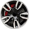 ALY05821U45N Aluminum Painted Black Wheel, 22 in. X 9 in., 6 x 5.5 in. Bolt Pattern