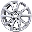 ALY05829U20N Aluminum Silver Wheel, 17 in. X 7 in., 5 x 115 mm Bolt Pattern