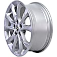 ALY05829U20N Aluminum Silver Wheel, 17 in. X 7 in., 5 x 115 mm Bolt Pattern