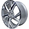 ALY05830U10N Aluminum Silver Wheel, 18 in. X 7 in., 5 x 115 mm Bolt Pattern