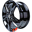 ALY05831U45N Aluminum Painted Black Wheel, 19 in. X 7.5 in., 5 x 115 mm Bolt Pattern