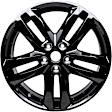 ALY05832U45N Aluminum Painted Black Wheel, 19 in. X 7.5 in., 5 x 115 mm Bolt Pattern
