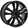 ALY05857U47N Aluminum Painted Black Wheel, 19 in. X 8.5 in., 5 x 115 mm Bolt Pattern