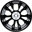 ALY05884U45N Aluminum Painted Black Wheel, 18 in. X 7.5 in., 5 x 105 mm Bolt Pattern