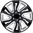 ALY05901U45N Aluminum Painted Wheel, 22 in. X 9 in., 6 x 5.5 in. Bolt Pattern