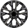 ALY05903U45N Aluminum Painted Black Wheel, 22 in. X 9 in., 6 x 5.5 in. Bolt Pattern