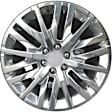 ALY05921U80N Aluminum Polished Wheel, 22 in. X 9 in., 6 x 5.5 in. Bolt Pattern