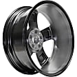 ALY09107U77N Aluminum Silver Wheel, 20 in. X 8 in., 5 x 5 in. Bolt Pattern