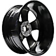 2015 Jeep Grand Cherokee - Aluminum Painted Black Wheel, 5 Spoke; Factory Replacement (Associated Hollander Numbers: 9137A); OE: 1WQ09CDMAB, 20 in. x 8 in., 5 x 5 in. Bolt Pattern
