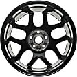 ALY10012U45N Aluminum Painted Black Wheel, 17 in. X 7 in., 5 x 4.25 in. Bolt Pattern