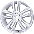 ALY10043U20N Aluminum Silver Wheel, 18 in. X 8 in., 5 x 4.25 in. Bolt Pattern