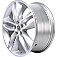 ALY10043U20N Aluminum Silver Wheel, 18 in. X 8 in., 5 x 4.25 in. Bolt Pattern