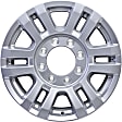 2018 Ford F-250 Super Duty - Aluminum Silver Wheel, 12 Spoke; Factory Replacement; (Associated Hollander Numbers: 10098); OE: HC3Z1007B, 18 in. x 8 in., 8 x 170 mm Bolt Pattern