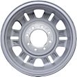 2018 Ford F-250 Super Duty - Aluminum Silver Wheel, 12 Spoke; Factory Replacement; (Associated Hollander Numbers: 10098); OE: HC3Z1007B, 18 in. x 8 in., 8 x 170 mm Bolt Pattern