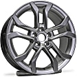 ALY10120U20N Aluminum Silver Wheel, 18 in. X 8 in., 5 x 4.25 in. Bolt Pattern