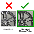ALY10120U30N Aluminum Gray Wheel, 18 in. X 8 in., 5 x 4.25 in. Bolt Pattern