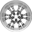ALY62551U20N Aluminum Silver Wheel, 16 in. X 7 in., 5 x 4.5 in. Bolt Pattern