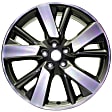 ALY62598U35N Aluminum Silver Wheel, 20 in. X 7.5 in., 5 x 4.5 in. Bolt Pattern