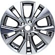 ALY62706U35N Aluminum Gray Wheel, 18 in. X 7.5 in., 5 x 4.5 in. Bolt Pattern