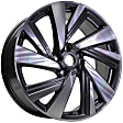 ALY62707U30N Aluminum Charcoal Wheel, 20 in. X 7.5 in., 5 x 4.5 in. Bolt Pattern