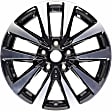ALY62719U45N Aluminum Painted Black Wheel, 17 in. X 7.5 in., 5 x 4.5 in. Bolt Pattern