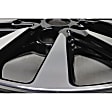 ALY62719U45N Aluminum Painted Black Wheel, 17 in. X 7.5 in., 5 x 4.5 in. Bolt Pattern