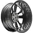 ALY62720U35N Aluminum Charcoal Wheel, 18 in. X 7.5 in., 5 x 4.5 in. Bolt Pattern