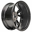 ALY62721U30N Aluminum Charcoal Wheel, 18 in. X 8.5 in., 5 x 4.5 in. Bolt Pattern