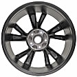 ALY62721U30N Aluminum Charcoal Wheel, 18 in. X 8.5 in., 5 x 4.5 in. Bolt Pattern