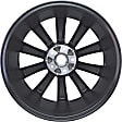 ALY62723U46N Aluminum Painted Black Wheel, 19 in. X 8.5 in., 5 x 4.5 in. Bolt Pattern